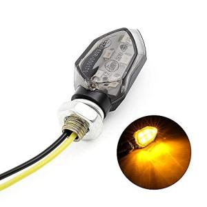 YIBO 12VオートバイLEDターンシグナルライトブリンカーサイドマーカーインジケーターライトホンダヤマハ川崎スズキバイク用