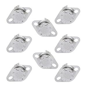 AopinサーマルコントロールスイッチKSD301ノーマルクローズNC195度250V16Aトーストオーブンサーモスタット温度スイッチ-度8個