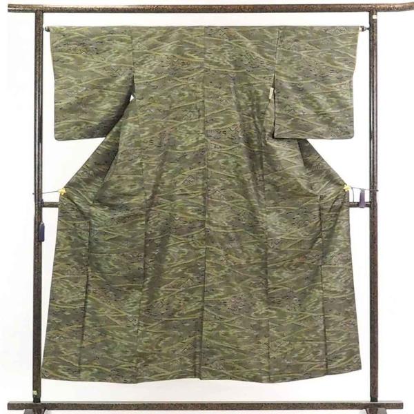 紬 身丈154cm 裄64.5cm 前幅25cm 後幅29.5cm 袖丈50cm レディース 袷  ...