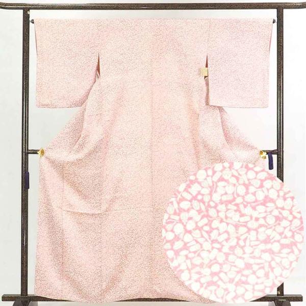 小紋 身丈162cm 裄65cm 前幅22cm 後幅28cm 袖丈50cm レディース 袷  裄Mサ...