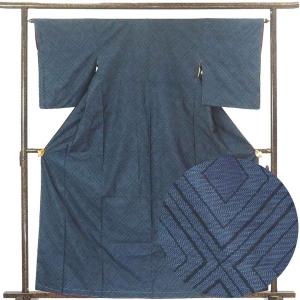 紬 身丈163cm 裄63cm 前幅23cm 後幅30cm 袖丈49cm レディース 袷