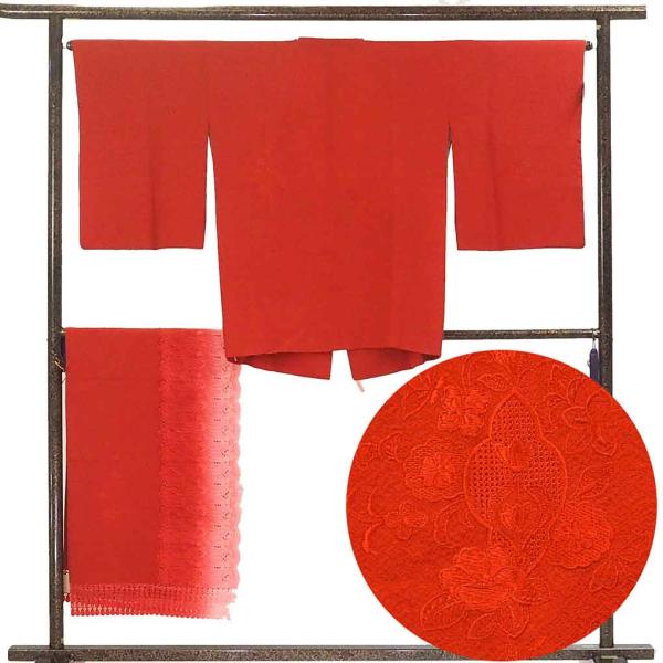 コート コート丈80cm 裄65cm 袖丈54cm レディース 袷 花柄 裄Mサイズ 秋冬春用 正絹...