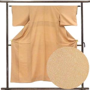 裄７１ｃｍ　伝統工芸士【関 正三郎】～波に帆かけ船～　トールサイズの江戸小紋です 裄71cm 伝統工芸士【関 正三郎】～波に帆かけ船～ トールサイズの江戸