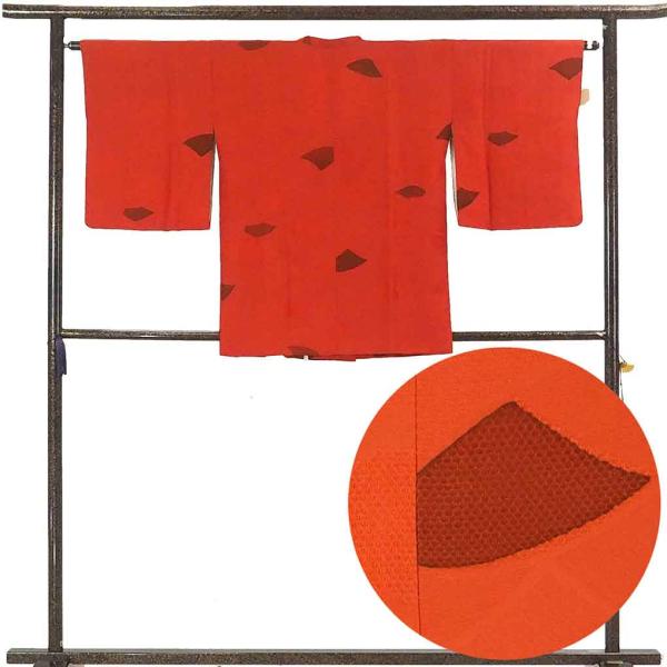 コート コート丈80cm 裄64cm 袖丈49cm 袖幅33cm レディース 袷 連続模様 裄Mサイ...