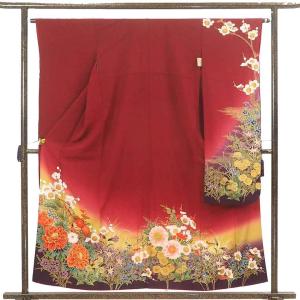 振袖と長襦袢セット リサイクル着物 身丈156cm 裄69cm レディース 袷  