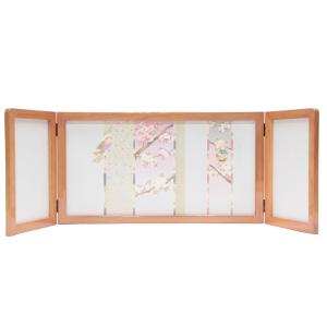アウトレット品 雛人形屏風単品 三月三曲屏風 13号屏風C 21ya1813