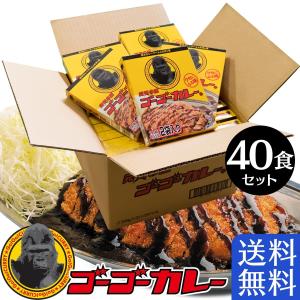 ゴーゴーカレー 中辛 40食 セット レトルトカレー まとめ買い 詰め合わせ ご当地 ポークカレー 金沢カレー レトルト食品