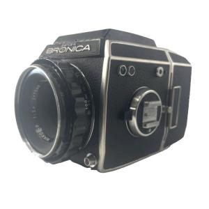 ZENZA BRONICA EC Nikkor P 75mm f/2.8 黒 中判 フィルムカメラ