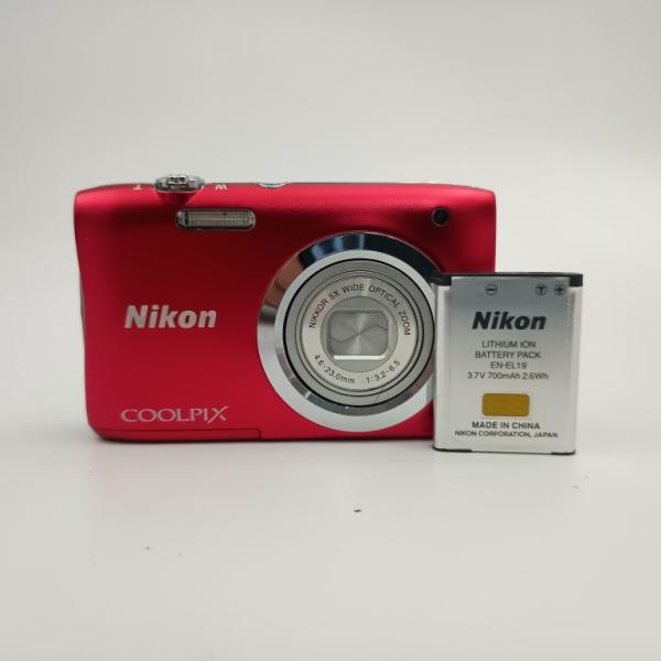 Nikon COOLPIX A100 赤 コンパクトデジタルカメラ