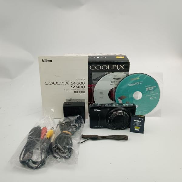 Nikon Coolpix S9500 Compact DIGITAL Camera Black コ...