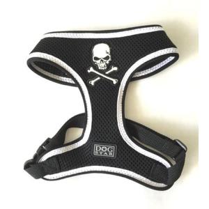 ブラック・スカル・DOG STARハーネス