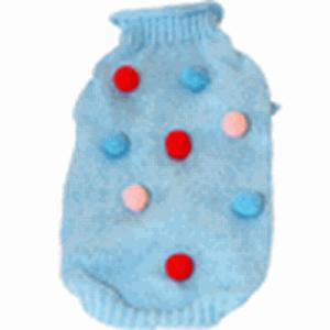 犬服カラフルボンボン・セーター