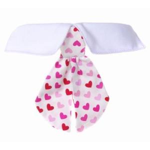 白襟ピンクハート・リボン