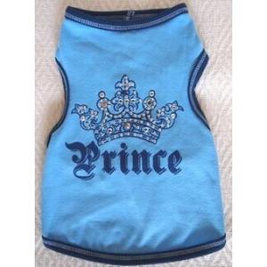 犬服CROWN PRINCE・ブルー・輸入犬服Tシャツ