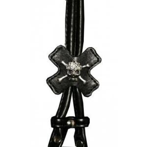 ブラックスカルステップインハーネス/cha cha couture