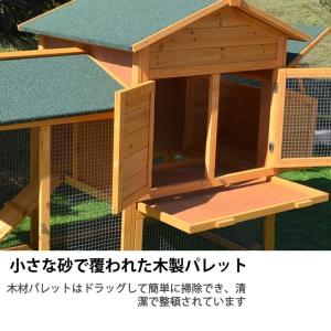 鳥かご 屋外木製鶏小屋 屋外 木製 鳥ケージ大...の詳細画像3
