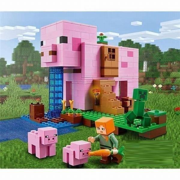 マインクラフト レゴ マインクラフト 豚の部屋 おもちゃ ブロック レゴ 互換