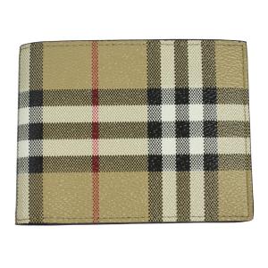 BURBERRY（バーバリー） 財布 二つ折り小銭入れ付き 8084169 ベージュ