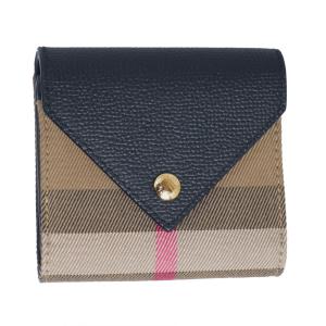 BURBERRY バーバリー 財布 レディース 三つ折り財布 キャンバス