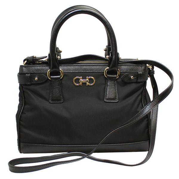 フェラガモ 2WAYバッグ ハンド/ショルダー 21E 429 NERO 新品