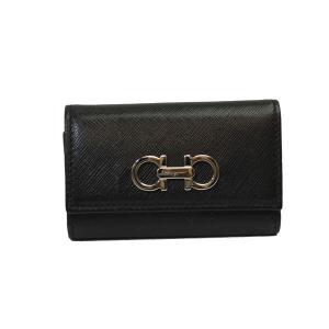 フェラガモ 6連キーケース  ブラック 22B853 新品｜goguysshop