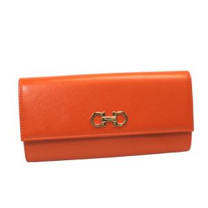 フェラガモ 二つ折り長財布 22B855 CALENDULA 新品｜goguysshop