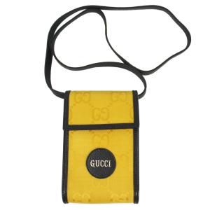 グッチ GUCCI ミニバッグ スマートフォンバッグ オフ ザ グリッド ナイロン/レザー イエロー/ブラック 625599 H9HAN 7673｜goguysshop