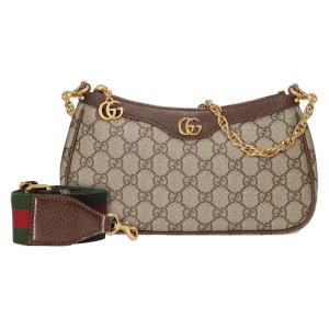 グッチ GUCCI ショルダーバッグ チェーン/ウェブストラップ 2WAY オフィディア GGスプリーム ベージュ系/ブラウン系 735132 FABLE 9442｜goguysshop