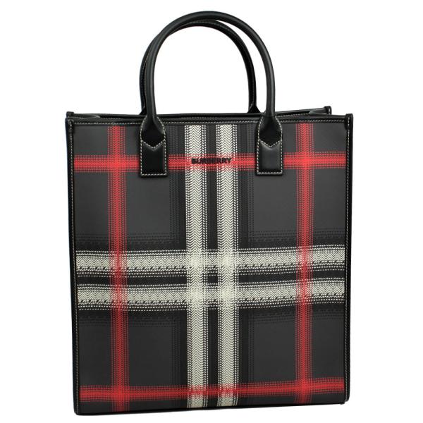 バーバリー バッグ メンズ レディース BURBERRY トートバッグ ブラーチェック デニートート...