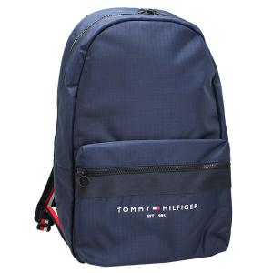 トミーヒルフィガー バッグ メンズ レディース TOMMY HILFIGER リュック バックパック ロゴ ネイビー AM0AM08095 DW5｜goguysshop