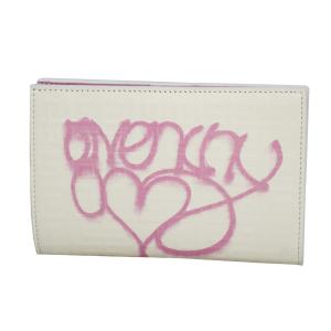 ジバンシー 財布 レディース GIVENCHY 二つ折り財布 スプレーアート調ロゴプリント 4G型押しレザー アイボリー/ピンク BB60K8B1WY 149｜goguysshop