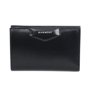 ジバンシー 財布 レディース GIVENCHY 二つ折り財布 アンティゴナ レザー ブラック BB60KFB00D 001｜goguysshop