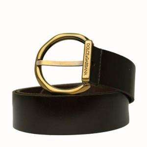 ドルチェ&amp;ガッバーナ ベルト ダークブラウン BE0173 A5982 新品