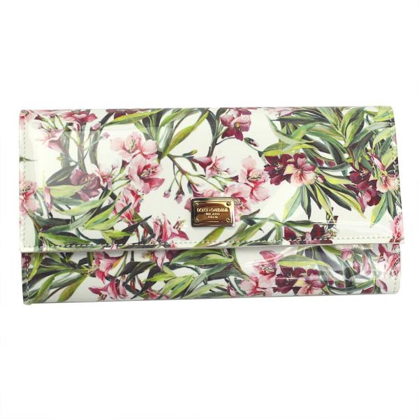 ドルチェ&amp;ガッバーナ 二つ折り長財布 フラワープリント BI0087 AP037 新品