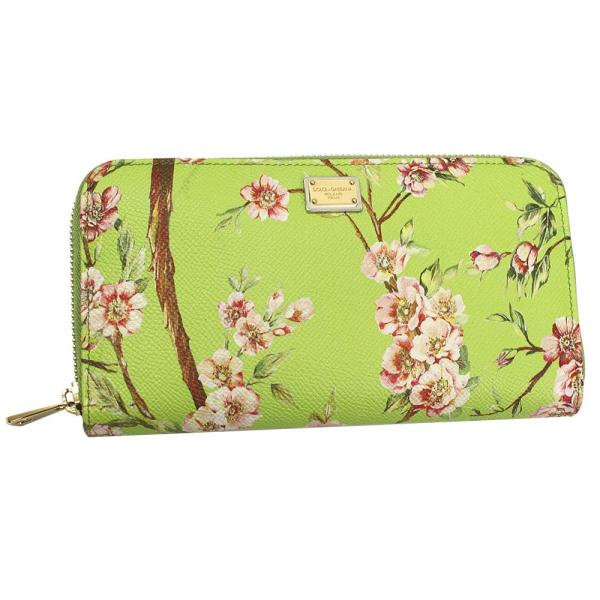 ドルチェ&amp;ガッバーナ ラウンドファスナー長財布 フラワープリント BI0473-A1685 新品