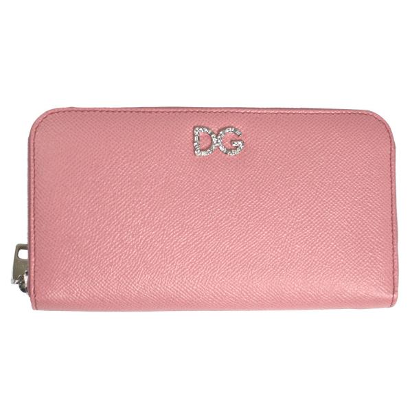 ドルチェ＆ガッバーナ 財布 レディース DOLCE＆GABBANA ラウンドファスナー長財布 DGロ...