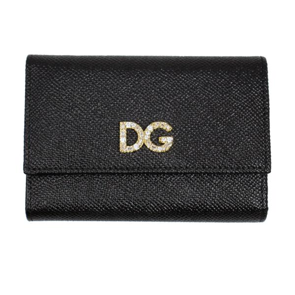 ドルチェ＆ガッバーナ 財布 レディース DOLCE＆GABBANA 三つ折り財布 DGロゴ ラインス...