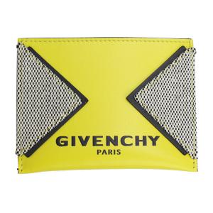 ジバンシー カードケース メンズ レディース GIVENCHY 3CC パッチ レザー イエロー BK6003K0SW 054｜goguysshop