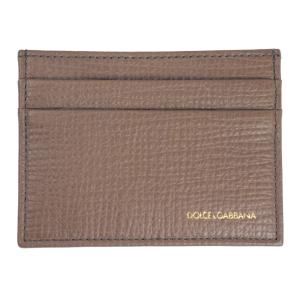 ドルチェ＆ガッバーナ カードケース レディース DOLCE＆GABBANA レザー ダークベージュ BP0330 A1503 80023｜goguysshop