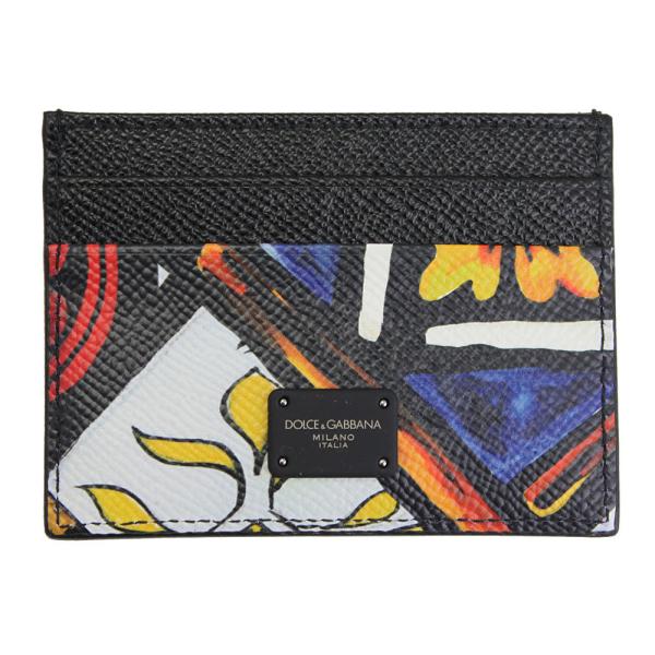 ドルチェ＆ガッバーナ カードケース レディース DOLCE＆GABBANA ステンドグラスプリント ...