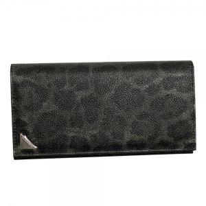 ドルチェ&ガッバーナ 二つ折り長財布 ダークグレー系レオパード BP1670-B7158-1｜goguysshop