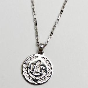 ドルチェ&ガッバーナ アウトレット ネックレス 円形プレート GN105A-1｜goguysshop