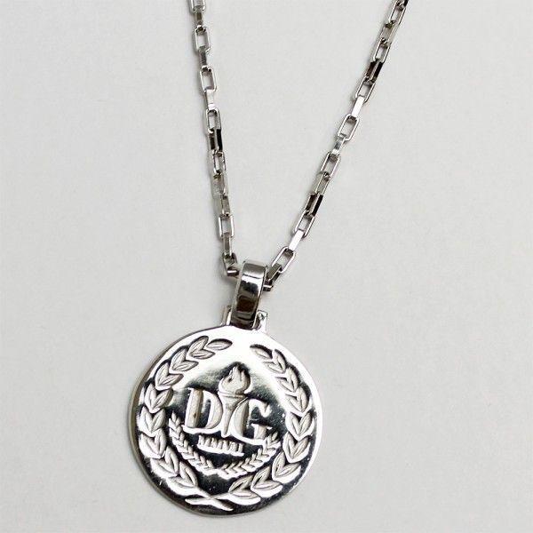 ドルチェ&amp;ガッバーナ アウトレット ネックレス 円形プレート GN105A-1