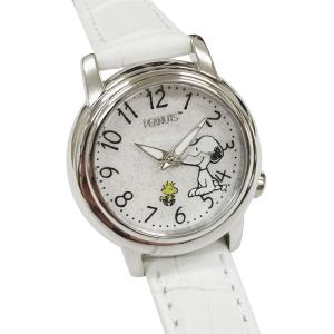 スヌーピー 腕時計 レディース PEANUTS ホワイト 数量限定モデル シリアルナンバー入り SN-1035-C｜goguysshop