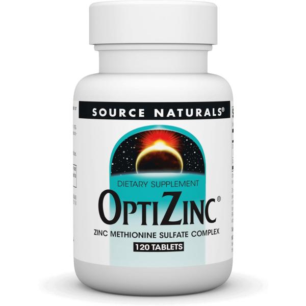 Source Naturals社 OptiZinc オプティジンク タブレット120粒入り 1本 サ...