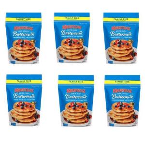 お得な6袋セット Krusteaz社バターミルクパンケーキミックス バターミルクホットケーキミックス Complete Buttermilk Pancake Mix2.26kg×6袋