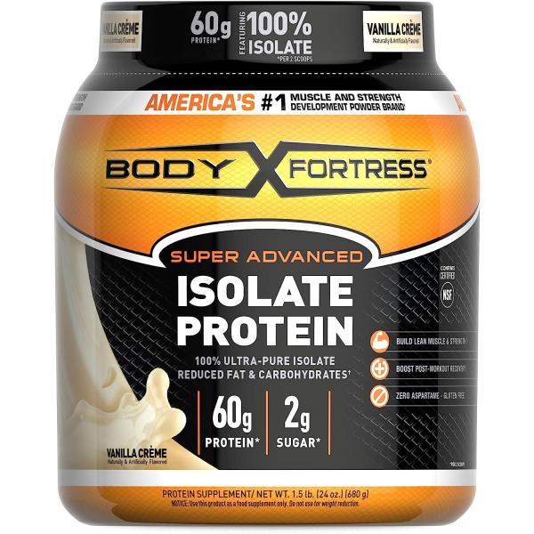 Body Fortress Super Advanced 100% Protein Isolate,...