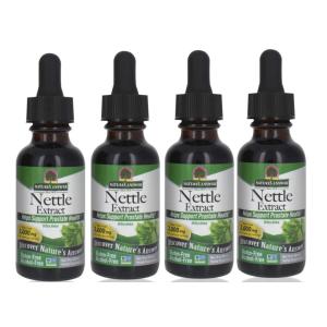 お得な4本セットNature's Answer社天然ネトルハーブの葉　セイヨウイラクサの葉 濃縮液体...