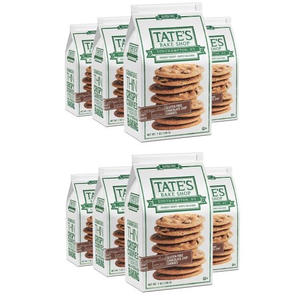 お得な8袋セット Tate&apos;s Bake Shop社 Thin &amp; Crispy Cookies19...