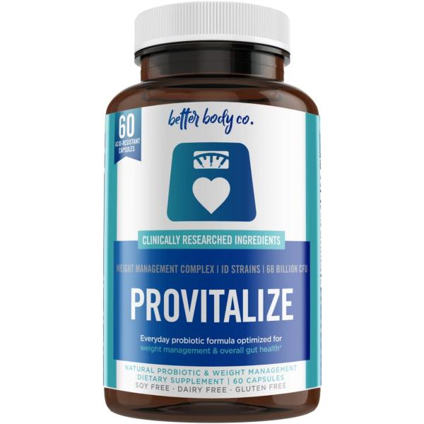 Better Body Co. Provitalize Natural Probiotic &amp; We...